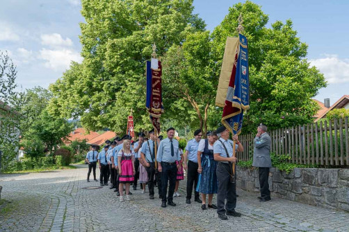 Fotos von der Fronleichnamsprozession Wollaberg 2022