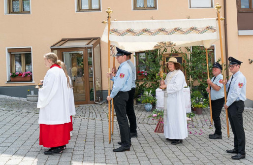 Fotos von der Fronleichnamsprozession Wollaberg 2022