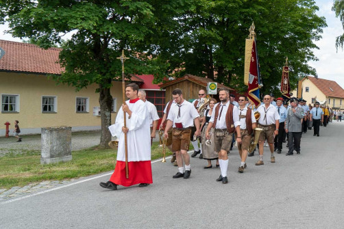 Fotos von der Fronleichnamsprozession Wollaberg 2022