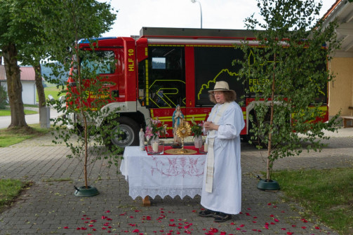 Fotos von der Fronleichnamsprozession Wollaberg 2022