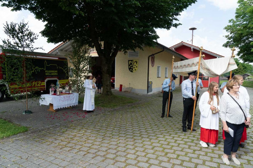 Fotos von der Fronleichnamsprozession Wollaberg 2022
