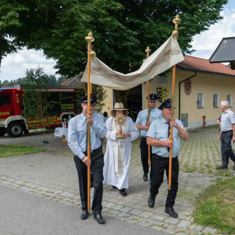 Fotos von der Fronleichnamsprozession Wollaberg 2022
